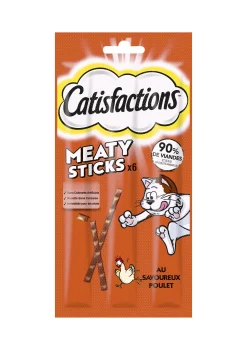 Kat Voeding|ohgreen Snacks voor katten |catisfaction stick kip 14x30g