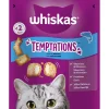Kat Voeding|ohgreen Snacks voor katten |whiskas temptations zalm 60g