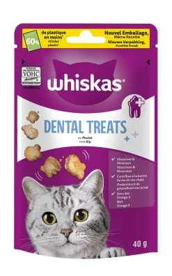Kat Voeding|ohgreen Snacks voor katten |whiskas temptations dentabites 40g