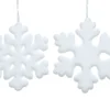 Kerstornamenten|ohgreen Sneeuwvlok foam20cm wit