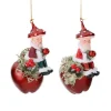 Kerstornamenten|ohgreen Sneeuwwitje kerstman appelornament