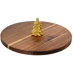 Feest In De Keuken|ohgreen Snijplank acaciahout met kerstboom