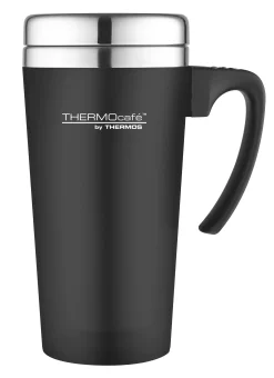 In En Rond De Keuken|ohgreen Soft touch travel mug zwart 420ml