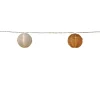 Verlichting|Ecocheques|ohgreen Solar lampion wit/oker/vanille - 10 stuks