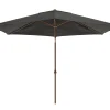 Parasol|ohgreen Staparasol miami d300 alu/teak-grijs