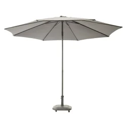 Parasol|ohgreen Staparasol Vista d250 wit-licht grijs