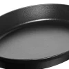 Koken|ohgreen Stapelbaar bord , ovaal 32 cm - zwart
