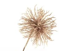 Kerstdecoratie|ohgreen Stekelbal op steel vanille