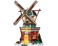 Lemax Kerstdorpen|ohgreen Stony brook windmolen, met 4.5v adapter