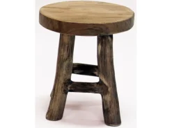 Meubilair|ohgreen Stool teak natuur