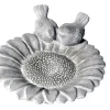 Beelden|ohgreen Sunflower birdbath l31w27h7,5