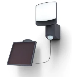 Verlichting|Ecocheques|ohgreen Sunshine solar wandlamp met sensor antractiet grijs led 7w