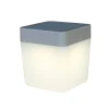 Verlichting|Ecocheques|ohgreen Table cube tafellamp zilver grijs led 1w