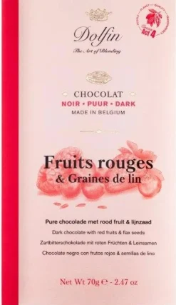 Voeding|ohgreen Tablet fondant rode bessen/lijnzaad