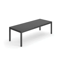 Tuinmeubelen|ohgreen Tafel Albin 256-320x100cm charcoal/aluminium
