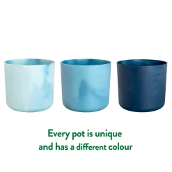 Potten En Vazen|Ecocheques|ohgreen The Ocean Collection 18cm Atlantic blue