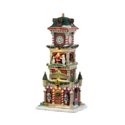 Lemax Kerstdorpen|ohgreen The village square clock tower