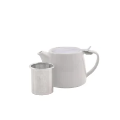 Onderweg|ohgreen THEEPOT+INFUSER GEBR.WIT 500ML