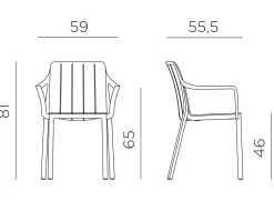 Tuinmeubelen|ohgreen Tiberina armchair corda