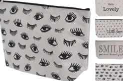 Cosy Corner|ohgreen Toilettas canvas 33x20 cm 4 ass design