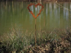 Decoratie|ohgreen Tuinsteker hartje vlinder