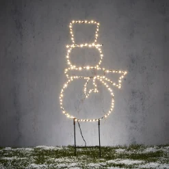Deco Verlichting Buiten|ohgreen Tuinsteker sneeuwman