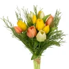 Sfeermakers|ohgreen Tulpenbundel/gras geel/zalm mix