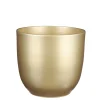 Potten En Vazen|ohgreen Tusca pot rond goud - h23xd25cm