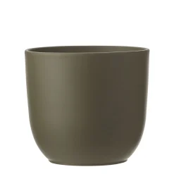 Potten En Vazen|ohgreen Tusca pot rond groen - h23xd25cm