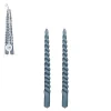 Kaarsen|ohgreen Twist Dinerkaars - Set van 2 - H29 x 2,2 cm