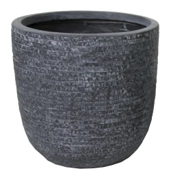 Aardewerk|ohgreen Utah egg pot graphite d55h51