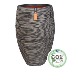 Kunststof|Ecocheques|ohgreen Vaas deluxe rib 56x84 ant