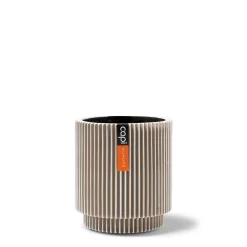 Potten En Vazen|ohgreen Vaas cilinder Groove 15x17