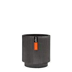 Potten En Vazen|ohgreen Vaas cilinder Groove 8x9