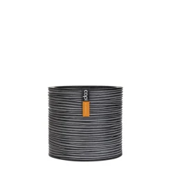 Potten En Vazen|ohgreen Vaas cilinder Rib 14x12