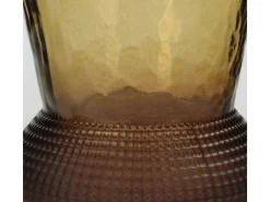 Potten En Vazen|ohgreen Vaas glas bruin 15.5x15.5x30cm