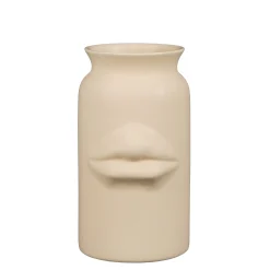 Potten En Vazen|ohgreen Vaas lippen l.roze - h23,5xd14,5cm