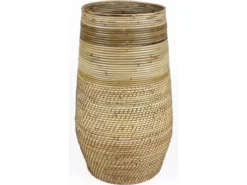 Potten En Vazen|ohgreen Vase lombok grey/blond d36/40h70cm