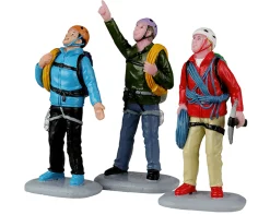 Lemax Kerstdorpen|ohgreen Vertical mountain climbers, set of 3