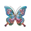 Decoratie|ohgreen Vlinder met bloemen wand decoratie 46,3x50cm