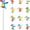 Decoratie|ohgreen Vogel op stok 12 ass