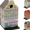 Nestkasten|ohgreen Vogelhuis hout 15x12x23cm 3ass