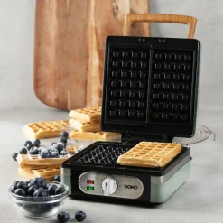 Keukentoestellen|ohgreen Wafelijzer voor rechthoekige wafels