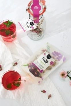 Apéro Moment|Drank|ohgreen Water twist roos bergthee zakje