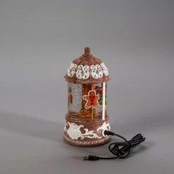 Deco Verlichting Binnen|ohgreen Waterspinner caroussel peperkoekfiguurtjes led warmwit voor binnen