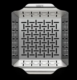 Accessoires En Onderhoud|ohgreen WEBER DELUXE GRILLKORF KLEIN RVS