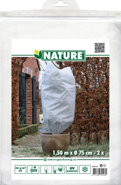 Winter|Ecocheques|ohgreen Winterafdekhoes 75cmx1,5m wit 2 stuks