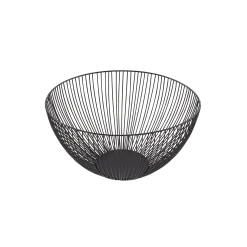 Servies|ohgreen WIRE MAND ZWART D25CM H14CM