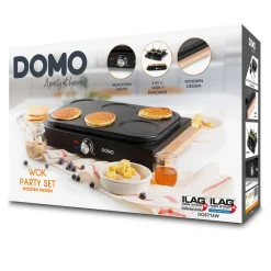 Keukentoestellen|ohgreen Wok party set hout 1000W ILAG