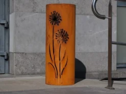 Decoratie|ohgreen Zuil rond paardenbloem